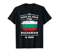 La Bulgarie n'a Pas Peur Que Le bulgare est Ici Drapeau bulgare T-Shirt Graphique avec Valeur