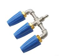 La buse triple turbo pour nettoyeur haute pression fonctionne bien sur les surfaces planes, les panneaux incurvés et les matériaux de construction texturés