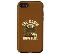 La cabane est Mon Endroit idéal pour Faire du Camping Coque pour iPhone SE (2020) / 7/8
