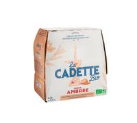 LA CADETTE-Pack bière ambrée bio La Cadette - 6 x 25 cl