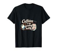 La caféine est Mon Partenaire de Notation | Teacher Coffee Design T-Shirt