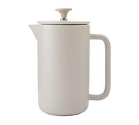 La Cafetière Cafetière en grès Arezzo 8 tasses 1L, cafetière à piston résistante à la chaleur avec piston antidérapant, Latte