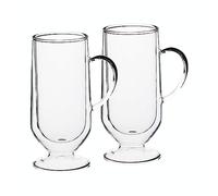 La Cafetière Lot de 2 grands verres à café irlandais double paroi