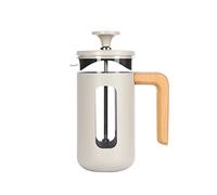 La Cafetière Pisa Cafetière en acier inoxydable 3 tasses Latte Coffret cadeau