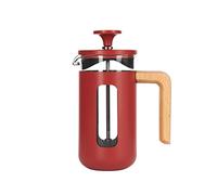 La Cafetiere Cafetière Pisa en acier inoxydable 3 tasses Rouge