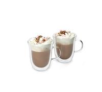La Cafetière Tasses à chocolat chaud en verre double paroi 350 ml - lot de 2