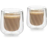 La Cafetière Siena Set de tasses coupées de double fond de 2 pièces, tasses de 135ml de tasses à café isolées pour barista couper, empilables & légères