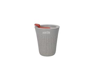 La Cafetière 'The Beanie' Tasse à café réutilisable, tasse de voyage isotherme avec prise en main confortable et étanche, 90% d'écorces de café recy s, 225ml