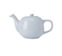 La Cafetière Théière classique traditionnelle à poignée confortable et bec verseur anti-goutte, sert 2 tasses, compatible sachets de thé, facile à nettoyer, passe au lave-vaisselle, 650 ml, bleu ciel