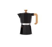 La Cafetière Cafetière à expresso Venice en aluminium, 6 tasses, noire