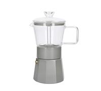 La Cafetière Verona Machine à expresso en verre, Latte, 6 tasses, coffret cadeau