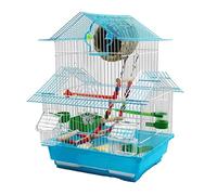 La Cage À Oiseaux Cage à Oiseaux générale Extra Grande Cage à Oiseaux avec mangeoire Cage à Oiseaux for Animaux de Compagnie Porte-Oiseaux adapté aux perroquets Conure Cage À Perruches