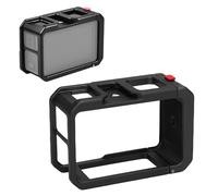 La Cage de La Caméra Ajuste pour L'Action 5 Pro 4 3, Plate-Forme Vidéo de Protection en Métal, Action Camera Protective Frame Case Rodater, avec Fil de 1/4 de Pouce et Base (Black)