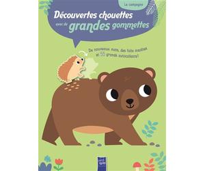 La campagne - Découvertes chouettes avec de grandes gommettes 5+ De nouveaux mots, des faits insolites et 55 grands autocollants ! - Collectif - Yoyo Books - broché - Document jeunesse