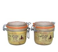 La Campagnoise Lot 2 Bocaux de foies Gras de Canard entier du Sud Ouest MI-CUIT / 2x190g / DIRECT PRODUCTEUR