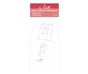 La Canilla Règle de Patronage Courbe 25 cm pour Couture Professionnelle - Accessoire pour Cou, Emmanchures, Décolletés | LC-6406