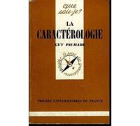 La Caractérologie