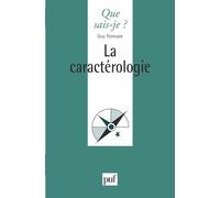 La caractérologie