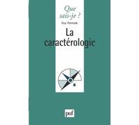 La caractérologie