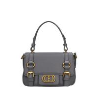 La Carrie - Atena Small Leather Bag - Femme - Sacs - Gris - Taille: ONE Size