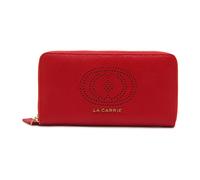 La Carrie, Femme, Accessoires, Rouge, Taille: ONE Size Drilled Logo Big Wallet