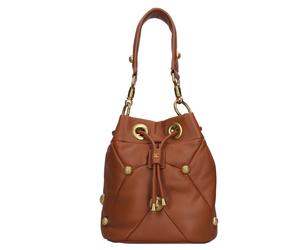La Carrie - Sac seau Stud LC - Femme - Sacs - Brun - Taille: ONE Size
