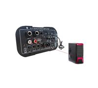 La Carte Amplificateur Audio Numérique pour Voiture Est Rechargeable à 12V, Peut Se Connecter à 2 Micros pour un Haut-Parleur de 8-10