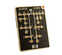 La carte de guidage du code Morse portable présente une