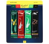 La carte de m?lange d'anches pour saxophone alto Vandoren SRMIXA35 Jazz comprend 1 ZZ V16 JAVA et 1 JAVA Red Strength 3.5