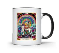 La Carte De Tarot Audacieuse Et Enchanteresse Mug À Café Drôle Mug Micro-Ondes Tasse Pour Boissons Chaudes Travail Maison 330Ml