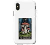 La Carte de Tarot aux Champignons | Cottagecore Forager Mycologist Coque pour iPhone X/XS