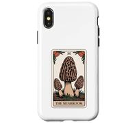 La Carte de Tarot aux Champignons | Cottagecore Forager Mycologist Coque pour iPhone X/XS