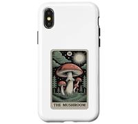La Carte de Tarot aux Champignons | Cottagecore Forager Mycologist Coque pour iPhone X/XS