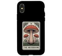 La Carte de Tarot aux Champignons | Cottagecore Fungi Forager Mycologist Coque pour iPhone X/XS