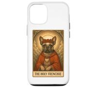 La Carte de Tarot Holy Frenchie Bouledogue français drôle Coque pour iPhone 12/12 Pro