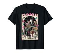 La Carte de Tarot introvertie, Livres de Lecture antisociaux Amusants à Lire T-Shirt