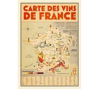 Mathieu Persan – La Carte des vins de France – Un poster géant informatif et décoratif