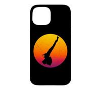 La Carte du lac de Garde rétro Coucher de Soleil en Italie Coque pour iPhone 15