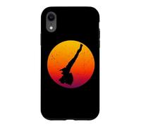 La Carte du lac de Garde rétro Coucher de Soleil en Italie Coque pour iPhone XR