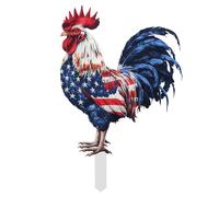 La carte Independence Day Coq transmet la liberté et la bravoure. C'est un parfait pour votre jour de l'indépendance et deviendra le centre d'attention de tout le monde NTf309 (C, 25 cm)