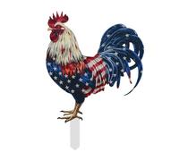 La carte Independence Day Coq transmet la liberté et la bravoure. C'est un parfait pour votre jour de l'indépendance et deviendra le centre d'attention de tout le monde NTf309 (A, 25 cm)