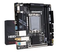 La carte mère pour H610M-ITX se caractérise par sa compatibilité puissante, ses ports d'extension riches, son excellent audio, son design robuste et sa compatibilité complète de l'interface