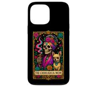La Carte Tarot de Chihuahua Mom Tarot Mère de Chien drôle Coque pour iPhone 13 Pro Max