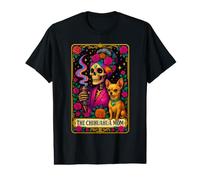 La Carte Tarot de Chihuahua Mom Tarot Mère de Chien drôle T-Shirt Graphique avec Valeur