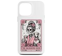 La Carte Tarot de Maman dachsund café drôle de Chien Maman Coque pour iPhone 13 Pro Max