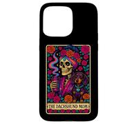 La Carte Tarot de Maman dachsund café drôle de Chien Maman Coque pour iPhone 15 Pro Max