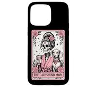 La Carte Tarot de Maman dachsund café drôle de Chien Maman Coque pour iPhone 15 Pro Max