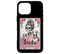 La Carte Tarot de Maman dachsund café drôle de Chien Maman Coque pour iPhone 16 Pro Max