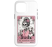 La Carte Tarot de Maman dachsund café drôle de Chien Maman Coque pour iPhone 16 Pro Max