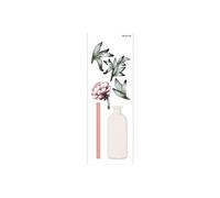 Draeger Paris - Sticker Mural Vase et Fleurs Rose Clair